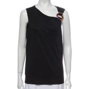 GUCCI Asymmetrical Sleeveless Top